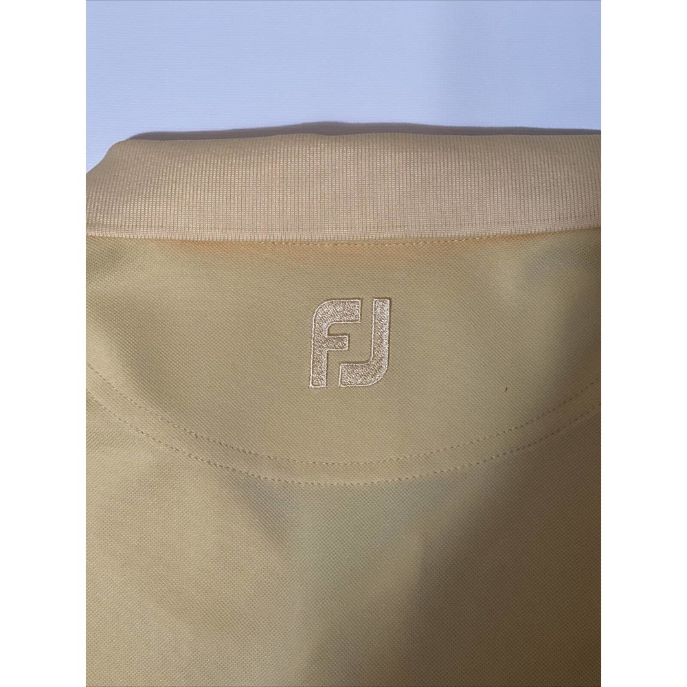 FOOTJOY Men’s 2XL Polo Yellow - Picture 3 of 10